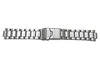 Seiko Brushed Push Button Fold-Over Clasp 22mm Solid Watch Bracelet