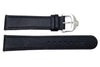 Genuine Swiss Army Black Smooth Leather Cavalier 20mm Watch Strap