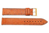 Swiss Army Golden Delta II Series Brown Smooth Leather 18mm Watch Band