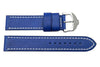 Genuine Swiss Army Blue Smooth Leather Cavalier 20mm Watch Strap