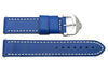 Genuine Swiss Army Blue Smooth Leather Cavalier 18mm Watch Strap