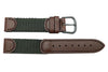 Swiss Army Cavalry Series Brown and Olive Green Nylon 16mm Watch Strap
