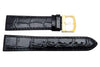 Citizen Eco-Drive Series Black Leather Alligator Grain 20mm Watch Strap