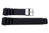 Citizen Eco Drive Series Black Rubber Polyurethane 21mm Watch Strap