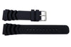 Seiko Genuine Black Rubber Diver's 22mm Watch Band