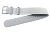 Timex Weekender Gray Nylon Nato Style 20mm Watch Strap