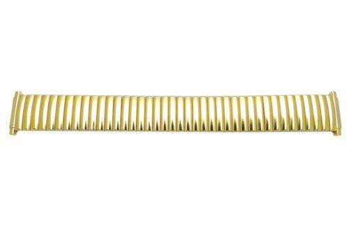 Bandino Brushed Gold Tone 16-22mm Expansion Watch Band