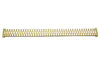 Bandino Ladies Polished Gold Tone 12-16mm Expansion Watch Band