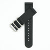 Two Piece Ballistic Nylon Watch Strap - Black image