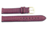 Hadley Roma Purple Genuine Alligator Ladies Leather Watch Strap
