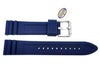 Fossil Defender Series Blue Silicone 20mm Watch Strap