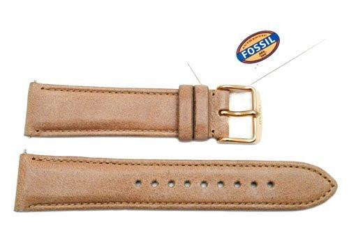 Fossil Tan Genuine Leather 20mm Watch Strap