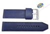 Fossil Blue Genuine Leather 24mm Watch Band