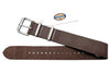 Fossil Defender Series Brown Leather 20mm Watch Strap