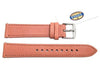 Fossil Pink Genuine Leather 18mm Watch Strap