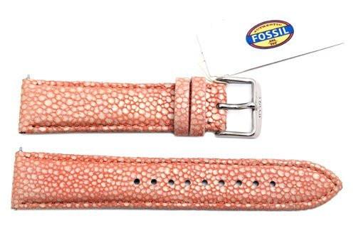 Fossil Pink Soft Cecile Leather 20mm Watch Strap