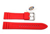 Fossil Defender Series Red Silicone 20mm Watch Strap