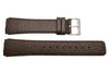 Genuine Skagen Dark Brown Textured Leather 22mm Watch Strap - Screws