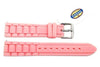 Fossil Light Pink Silicone Link Style 18mm Watch Band