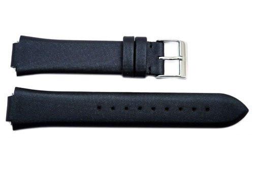 Genuine Swiss Army Ladies Black Victoria Series 19/11mm Fabric and Leather Watch Strap