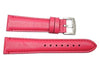 Genuine Coach Pink Smooth Leather 19mm Watch Band