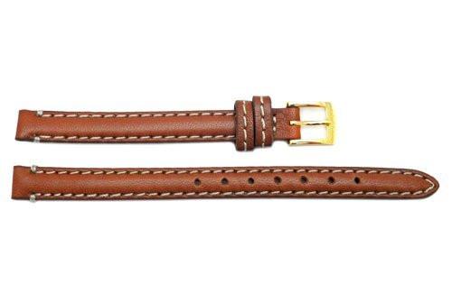 Genuine Coach Brown 9mm Leather Watch Band