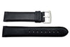 Genuine Coach Black Smooth Leather 19mm Watch Band