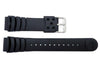 Seiko Genuine Black Rubber Diver's 20mm Watch Band