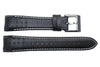 Seiko Black and White Stitching Sportura 21mm Watch Strap