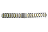 Genuine Seiko Dual Tone 20mm Titanium Metal Kinetic Watch Bracelet
