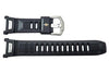 Genuine Casio Sport Protrek Tough Solar Black Resin 25.5/16mm Watch Strap