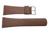 Genuine Skagen Brown Genuine Leather 30mm Watch Strap - Screws