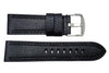 German Soft Double Stitched Leather 24mm Watch Strap