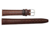 Hadley Roma Brown Light Pad Textured Leather Watch Band