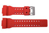 Hadley Roma Red Casio G-Shock Style Polyurethane 16mm Watch Band