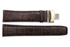 Genuine Citizen Brown Textured Leather 23mm Eco-Drive Watch Strap