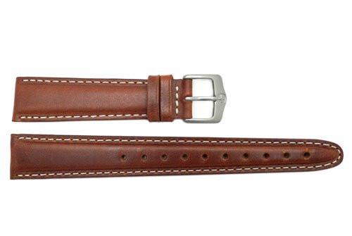 Genuine Wenger Field Issue Brown 19mm Extra Long Leather Watch Strap