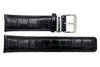 Genuine Kenneth Cole Black Alligator Grain 22mm Leather Watch Band