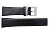 Genuine Kenneth Cole Matte Black Leather Square Tip 24mm Watch Strap