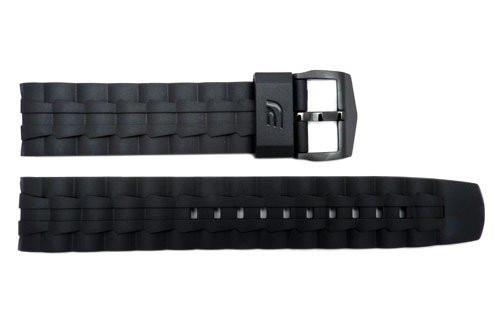 Genuine Casio Edifice Black Resin 22mm Replacement Watch Strap