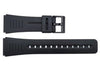 Genuine Casio DBC Series Black 22mm Resin Watch Band