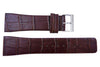 Genuine Skagen Brown Genuine Leather 25mm Watch Strap - Screws