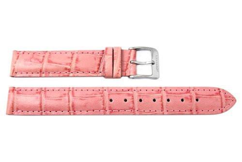 Genuine Citizen Coral Pink Alligator Grain 14mm Leather Watch Strap