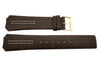 Genuine Skagen Dark Brown Textured Leather 21mm Watch Strap - Screws