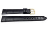 Hadley Roma Black Glossy Patek Style Genuine Alligator Leather Watch Strap