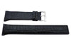 Genuine Skagen Black Crocodile Grain 25mm Leather Watch Strap - Pins
