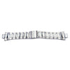 Genuine Seiko Stainless Steel Push Button Fold-Over Clasp 25mm Watch Bracelet image
