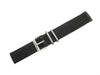 Seiko 18mm Black Nylon Replacement Watch Strap image