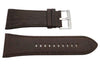 Genuine Armani Exchange Dark Brown Smooth Leather 32mm Watch Band