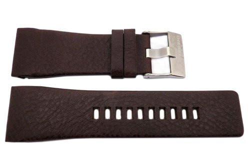 Genuine Diesel Mothership Series Brown Textured Leather 30mm Watch Band